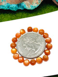4MM Sunstone Round Cabochon- Pack of 5 Pieces -AAA Quality -Natural Sunstone Cabs- Sunstone Round Cabs