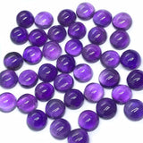 9MM Amethyst Cabs , Pack of 4 Pieces , Top Quality Cabochons , African Amethyst cabochon, Loose gemstone