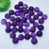 9MM Amethyst Cabs , Pack of 4 Pieces , Top Quality Cabochons , African Amethyst cabochon, Loose gemstone