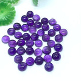 9MM Amethyst Cabs , Pack of 4 Pieces , Top Quality Cabochons , African Amethyst cabochon, Loose gemstone