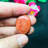 Horn Coral Cabochon , code #7-14 , Natural coral cabs , Origin Utah, USA . coral loose stone