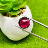 Garnet Round Cabochon 14 mm Size -AAAA Quality - Garnet Round Cabs - Garnet Stones