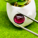 Garnet Round Cabochon 14 mm Size -AAAA Quality - Garnet Round Cabs - Garnet Stones