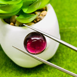 Garnet Round Cabochon 14 mm Size -AAAA Quality - Garnet Round Cabs - Garnet Stones