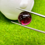 Garnet Round Cabochon 14 mm Size -AAAA Quality - Garnet Round Cabs - Garnet Stones