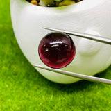 Garnet Round 15MM Cabochon ,AAAA Quality - Garnet Round Cabs - Garnet Stones , gemstone Cabs , Loose gemstone , Origin India, Pack of 1 pc