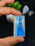 Moonstone Cabochon Code B17- B20 - AAA Quality - Blue Flash Natural Rainbow Moonstone Cabochon - Origin India