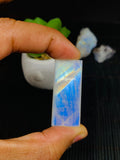 Moonstone Cabochon Code B17- B20 - AAA Quality - Blue Flash Natural Rainbow Moonstone Cabochon - Origin India