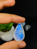 Moonstone Cabochon Code B33- B36 - AAA Quality - Blue Flash Natural Rainbow Moonstone Cabochon - Origin India