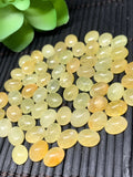 Yellow Sapphire Cabochon 6x8 mm Size -Pack of 2 Pcs -AAA Quality Sapphire cabs • Natural Yellow Sapphire • Sapphire Cabochon