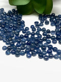 4MM Blue Sapphire Cabochon -Pack of 12 Pcs -AAA Quality Sapphire cabs • Natural Blue Sapphire • Sapphire Cabochon