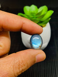 Labradorite Cabochon Code# A70-A77 - Blue Color AAA Quality - Natural Labradorite Cabs - Labradorite Stone