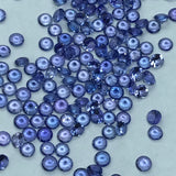 6 PCs Tanzanite Faceted 4MM Round, -Good Quality Natural Tanzanite Cut stone, Pack of 6 PCs.