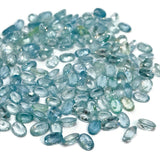 Aquamarine faceted 4X6MM Oval cabs,weight -3ct pack of 5Pc, Blue Aquamarine cabochon , AAA Quality cabs