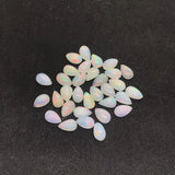 5 Pcs Ethiopian Opal 4X6MM Pear size Cabs Pack of 5 Pieces - AAA Quality, Opal Cabochon - Ethiopian Opal Pear Cabochon, code P-3