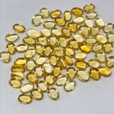8 Pcs Citrine 3X5mm cabochons AA Quality Citrine Oval Cabochons - Natural Citrine Cabs- Pack of 8 Piece