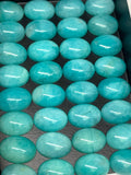 Amazonite 13X18 MM Oval Cabochons | Pack of 2 Pcs | AAA Quality | Natural Peruvian Amazonite Cabochons