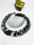 Black MOP Shell Pearl Necklace 15 mm Size - Code #A8 - AAA Quality- Length 18'' -  Shell Coin Pearl - Shell Pearl Necklace