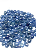 Blue Sapphire Cabochon 4x6 mm Size - Pack of 20 Pcs -AAA Quality Sapphire Oval cabs • Natural Blue Sapphire • Sapphire Cabochon