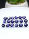 Iolite Round Faceted 3 mm Size • Pack of 10 Pcs • AAA Quality • Iolite Round Cut Stone • Iolite Stones