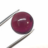Garnet Round 14MM Cabochon ,AAAA Quality - Garnet Round Cabs - Garnet Stones , gemstone Cabs , Loose gemstone , Origin India