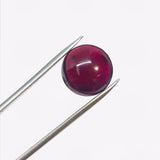 Garnet Round 14MM Cabochon ,AAAA Quality - Garnet Round Cabs - Garnet Stones , gemstone Cabs , Loose gemstone , Origin India