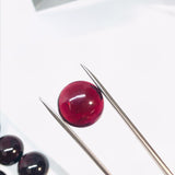 Garnet Round 15MM Cabochon ,AAAA Quality - Garnet Round Cabs - Garnet Stones , gemstone Cabs , Loose gemstone , Origin India, Pack of 1 pc