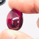 Garnet Oval Cabochon 16X12 mm size -Garnet Cabs - AAA Quality - Garnet Oval Cabs - pack of 1 pc Garnet Loose Stone