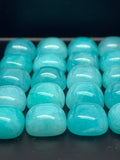 Amazonite Square Cabochon 8mm size - Pack of 2 Pcs - AAA Quality- Natural Amazonite Cabochon