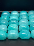 Amazonite Square Cabochon  8mm size - Pack of 2 Pcs - AAA Quality- Natural Amazonite Cabochon