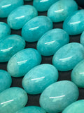 Amazonite 13X18 MM Oval Cabochons | Pack of 1 Pcs | AAA Quality | Natural Peruvian Amazonite Cabochons