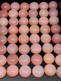 Pink Opal Cabochon 6 mm size - Pack of 4 Pieces - AAA Quality - Natural Pink Opal Cabochon - Pink Opal Cabs