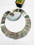 Black MOP Shell Pearl Necklace 20x15 - 36x26 mm Size - Code #A10- AAA Quality- Length 18'' - Shell Pearl
