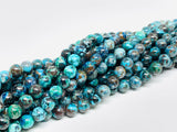 Chrysocolla Round Beads 6 mm Size Code #04 • Length 40 cm • AAA Quality • Natural Chrysocolla Beads