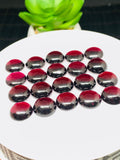 Garnet Cabochon 12 mm size • Garnet Cabs  • AAA Quality • Garnet Round Cabs • Garnet Loose Stone