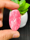 Thulite Cabochon • Code A9-A14 • AAA Quality • Natural Thulite Cabs • Thulite Pendant