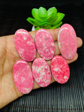 Thulite Cabochon • Code A31- A36 • AAA Quality • Natural Thulite Cabs • Thulite Pendant