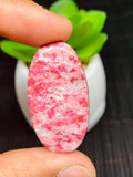 Thulite Cabochon • Code A37- A42 • AAA Quality • Natural Thulite Cabs • Thulite Pendant