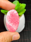 Thulite Cabochon • Code A37- A42 • AAA Quality • Natural Thulite Cabs • Thulite Pendant