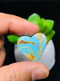 Kingman Turquoise Cabochon • Code A17- A24 • AAA Quality • Natural Turquoise Cabs • Kingman Turquoise Pendant
