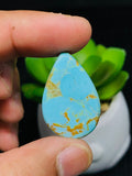Kingman Turquoise Cabochon • Code A17- A24 • AAA Quality • Natural Turquoise Cabs • Kingman Turquoise Pendant