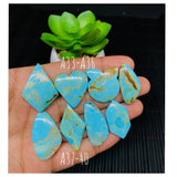 Kingman Turquoise Cabochon • Code A33- A40 • AAA Quality • Natural Turquoise Cabs • Kingman Turquoise Pendant