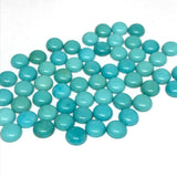 8MM Turquoise Natural Turquoise Cabs- Quality AAA- gemstone cabs Pack of 2 pc 100% natural turquoise- Turquoise Round Cabochon, origin Chile