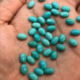 Turquoise Cabs 5X7MM size Quality AAA 100% Natural Turquoise Gemstone cabs Pack of 4 Pc- Turquoise Origin Chile-