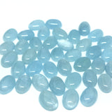 Aquamarine Cabochon 10X14 mm Pack of 1 Pcs - AAA Quality cabs- Natural Aquamarine Cabs