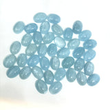 Aquamarine Cabochon 10X14 mm Pack of 1 Pcs - AAA Quality cabs- Natural Aquamarine Cabs