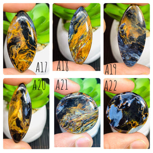 Pietersite Cabochon • Code A17- A22 • AAA Quality •  Natural Pietersite Cabs • Pietersite Cabochon • Pietersite Pendant