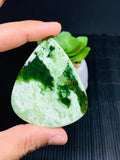 Chrome Chalcedony Cabochon • Code A1- A3 • AAA Quality • Natural Chrome Chalcedony Cabs • Chlacedony pendant