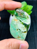 Chrome Chalcedony Cabochon • Code A27- A29 • AAA Quality • Natural Chrome Chalcedony Cabs • Chalcedony pendant