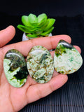 Chrome Chalcedony Cabochon • Code A30- A32 • AAA Quality • Natural Chrome Chalcedony Cabs • Chalcedony pendant